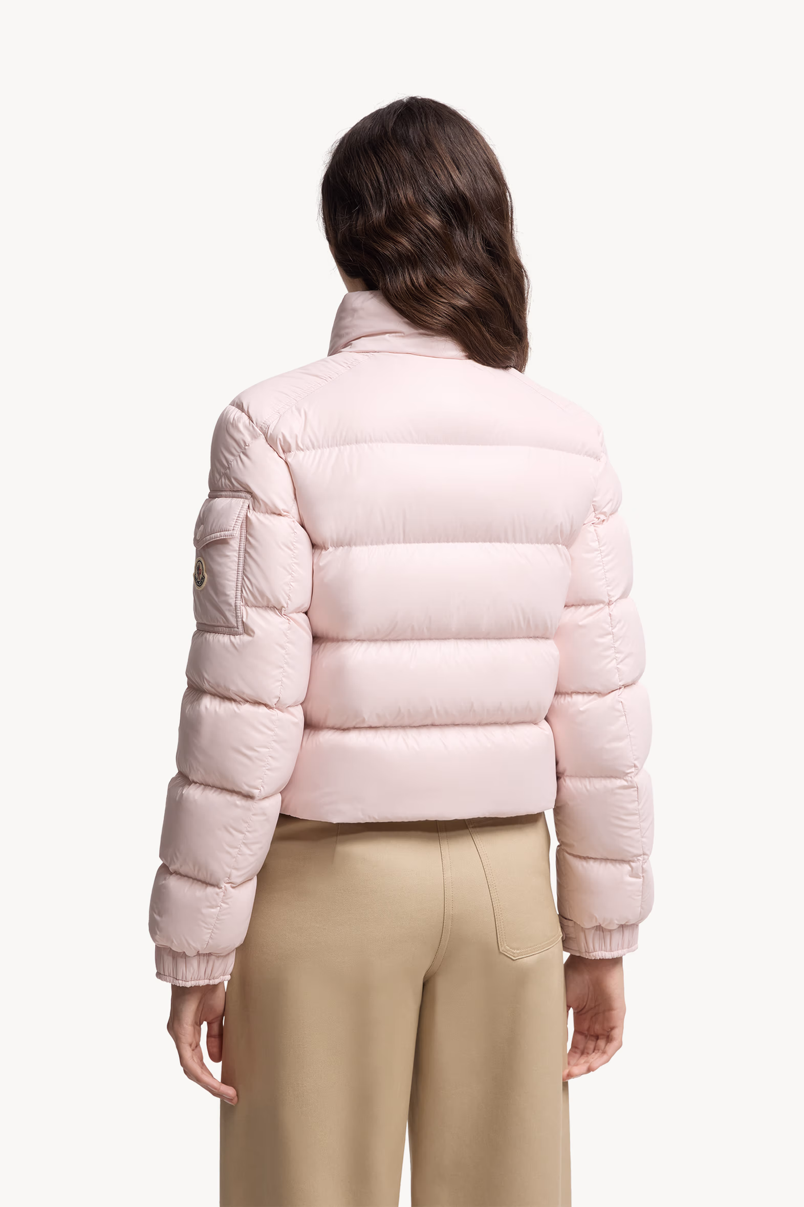Petra Short Down Jacket Women Light Pink Moncler 5